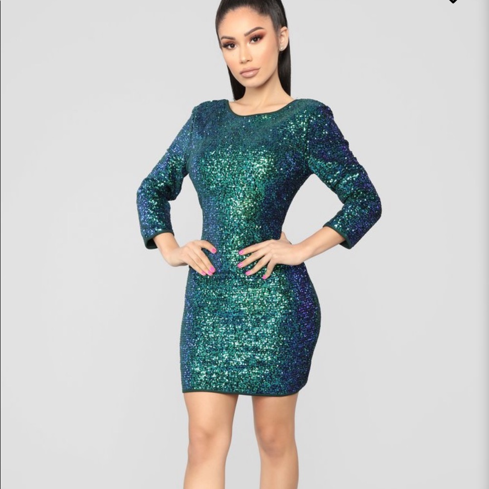 Fashion Nova Perfect Party Sequin Dress